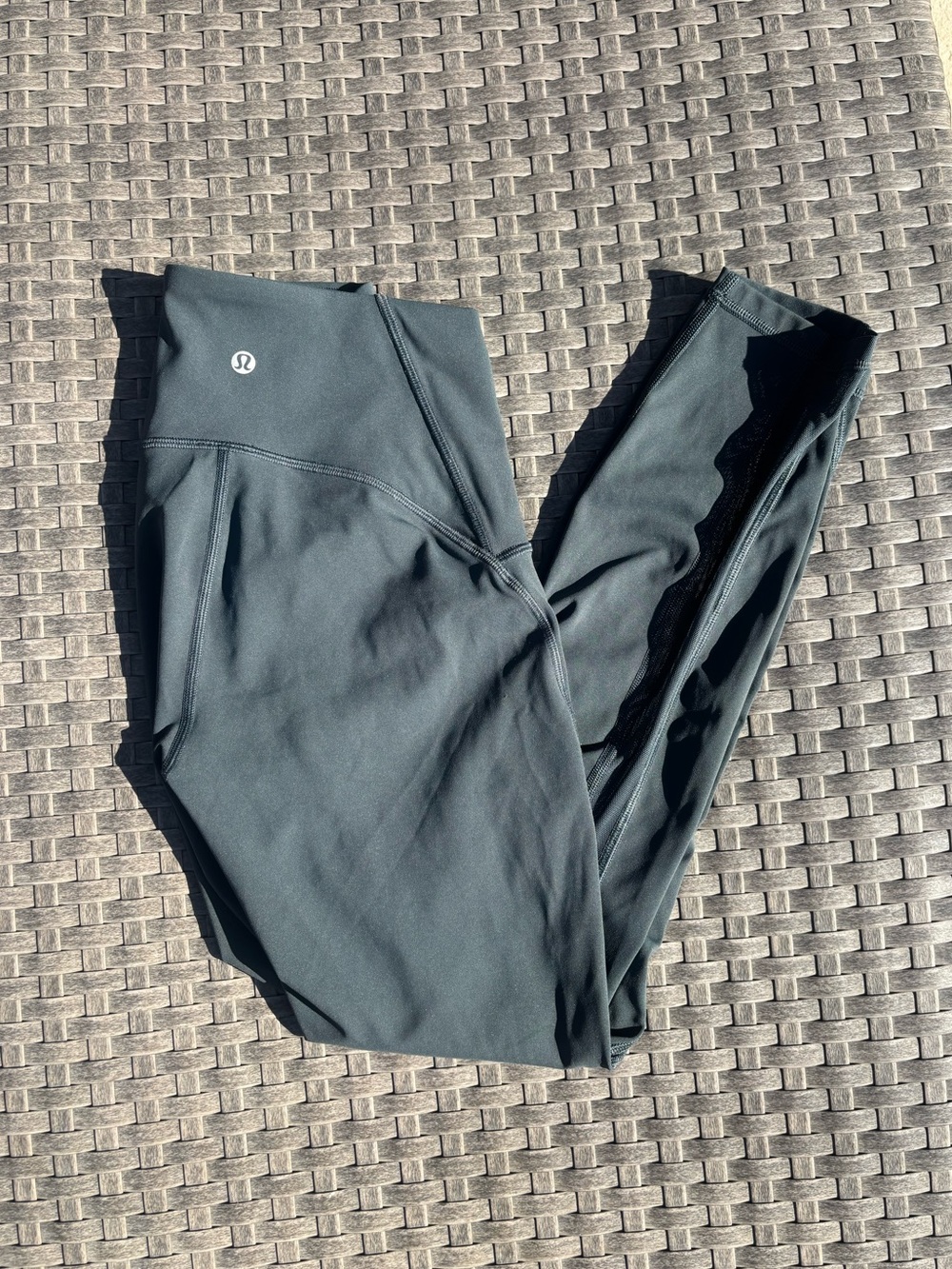 Lululemon High-Rise Leggings in Deep Teal